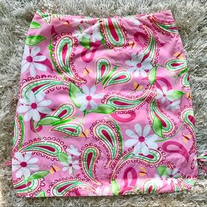 Lilly Pulitzer Floral mini skirt